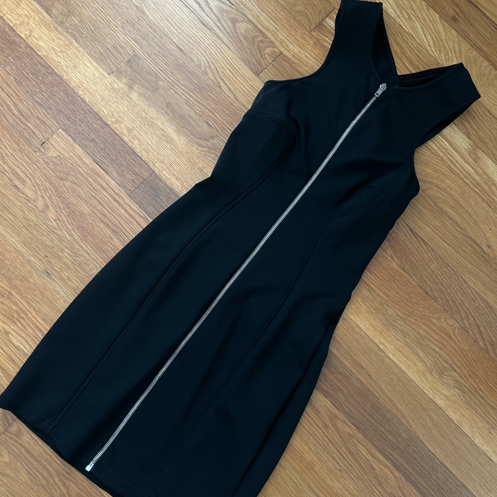Alexander Wang Black Zippered Dress Sz: 4